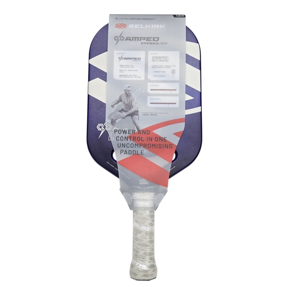 Selkirk Amped Pro Air Invikta Pickleball Paddle - Purple